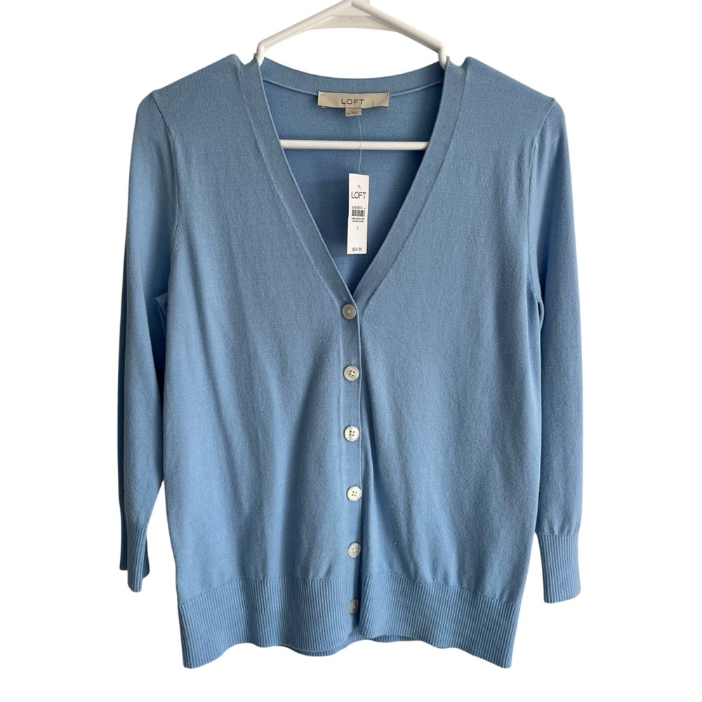 LOFT Light Blue Women's Cardigan